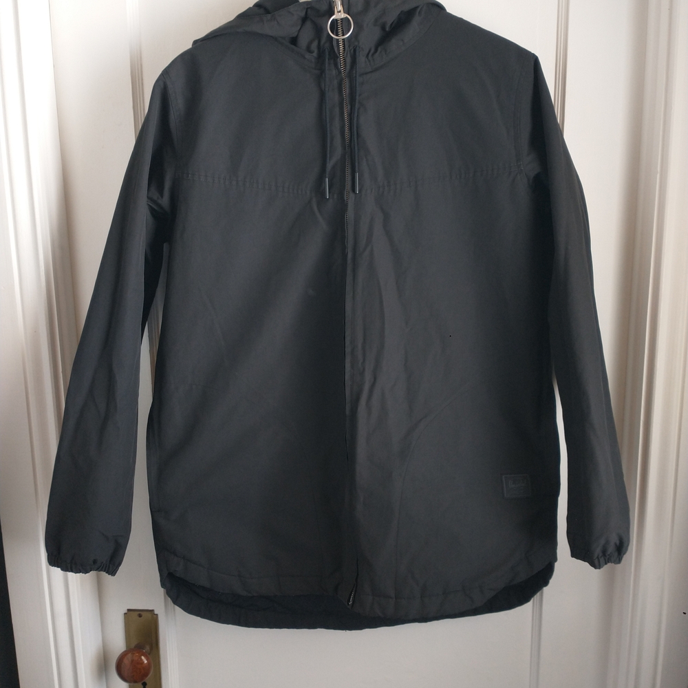 Herschel Supply Company Black Rain Coat